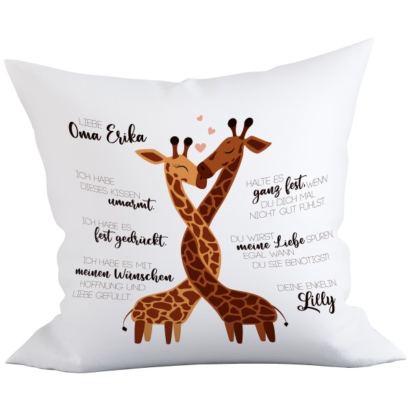 Deko Kissen Giraffe