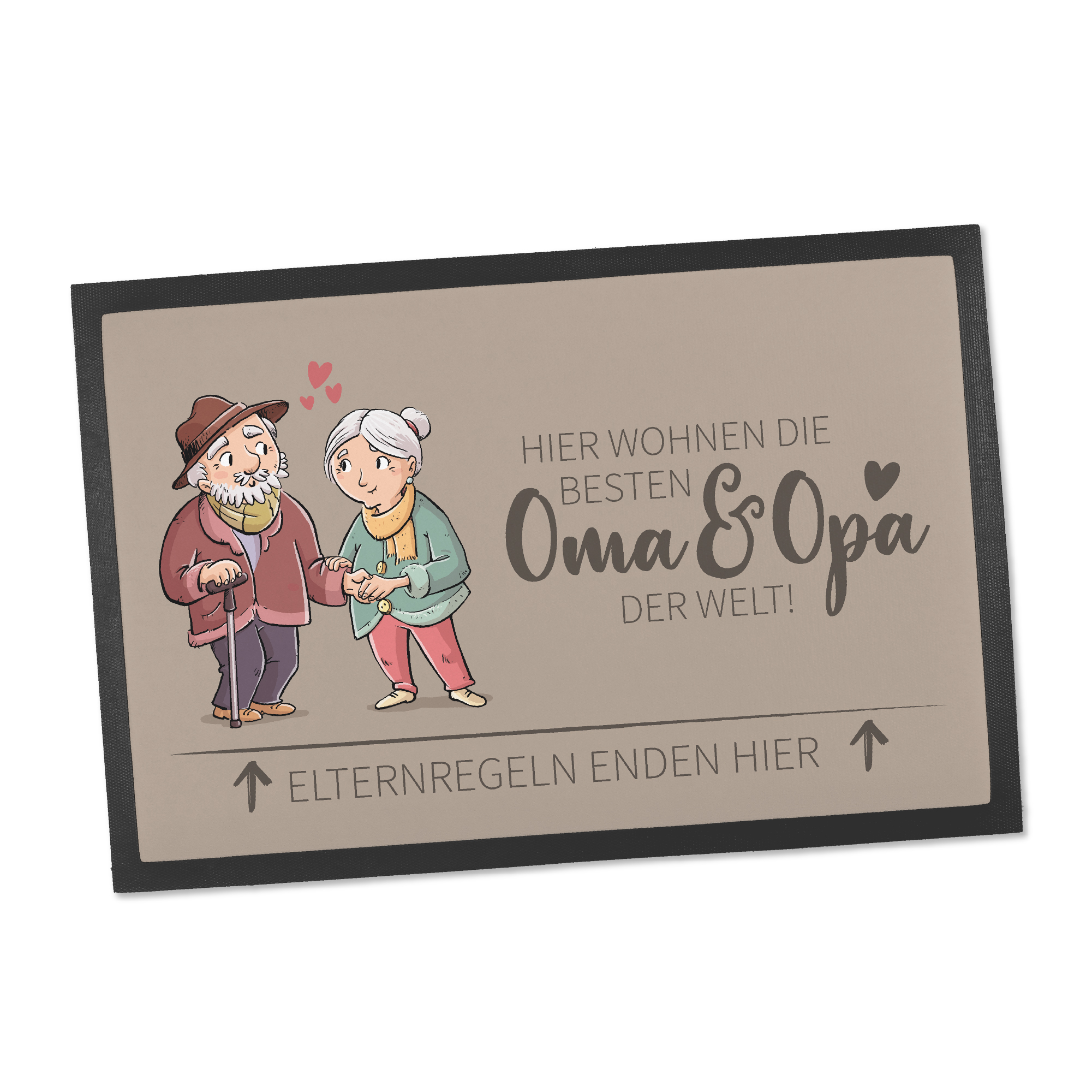 Fußmatte Oma und Opa individuell von Liamoria