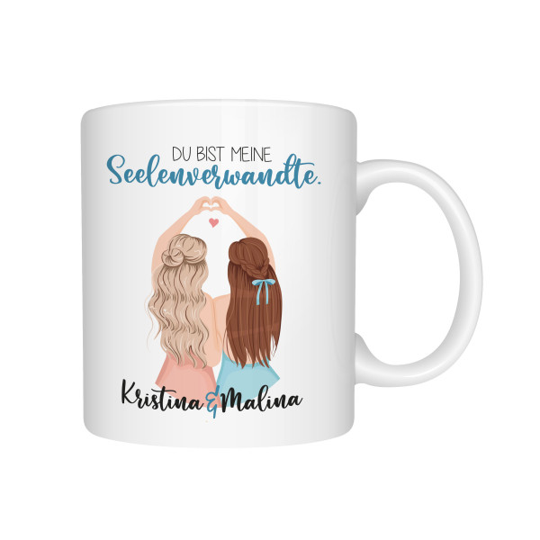 Beste Freundin Tasse Seelenverwandte 1