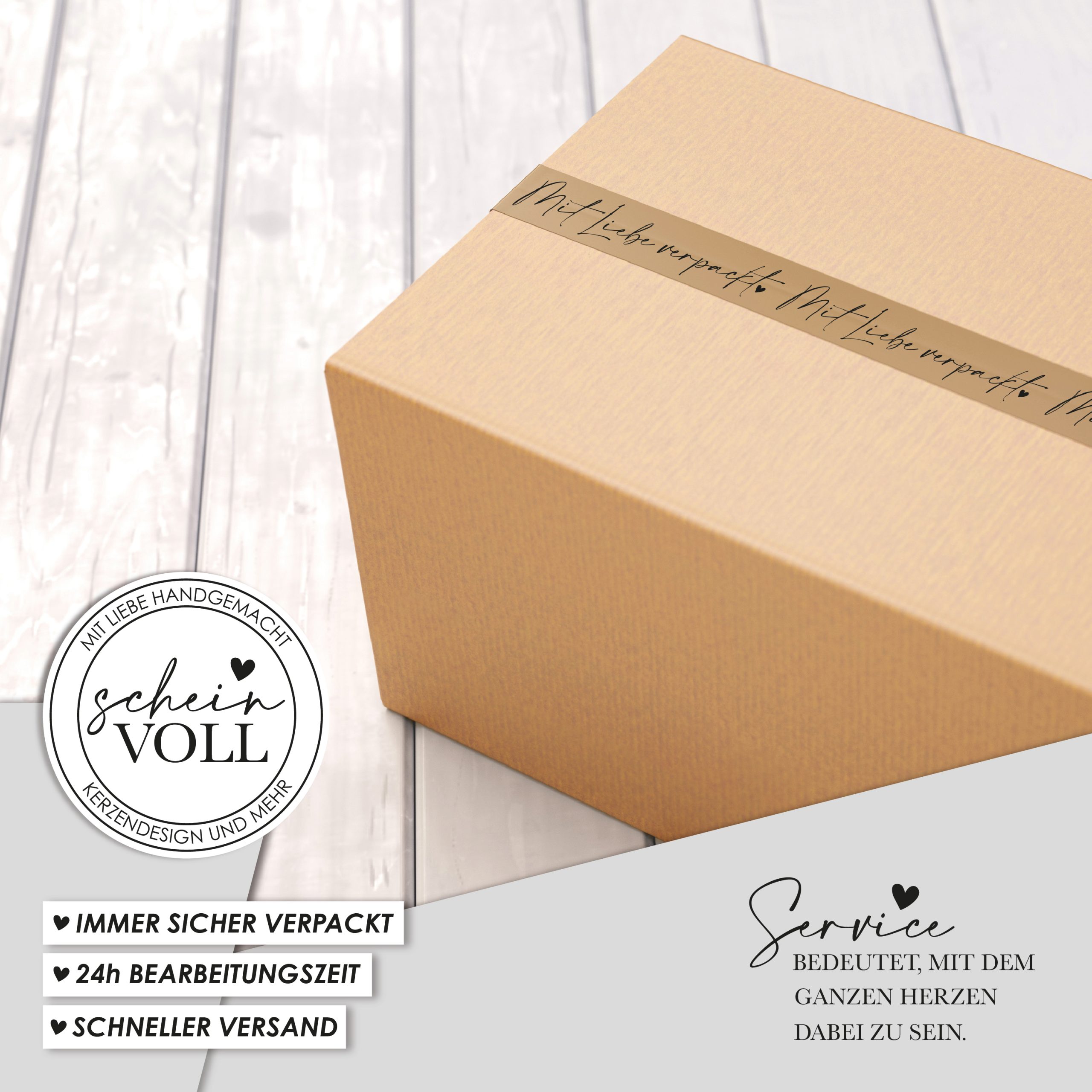 Taufkerze Arche Noah "Modell Malou" für Mädchen – Bild 8