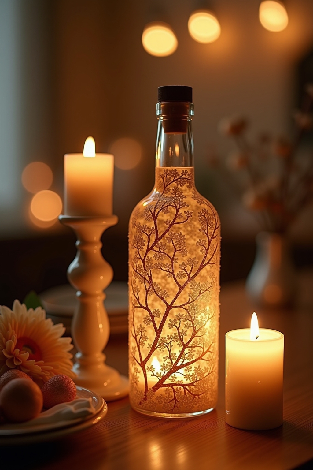 Flasche Als Geschenk Dekorieren Outline 5 1