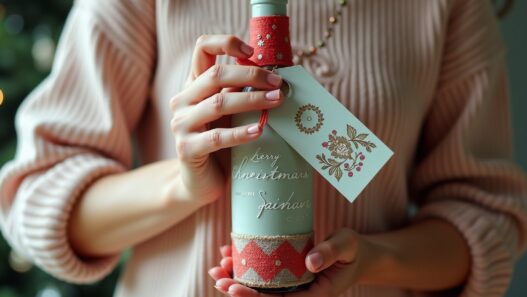 Flasche Als Geschenk Dekorieren-Titel