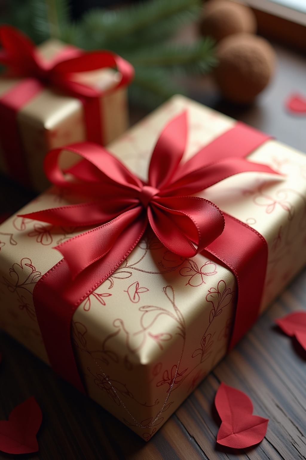 geschenk einpacken outline 6