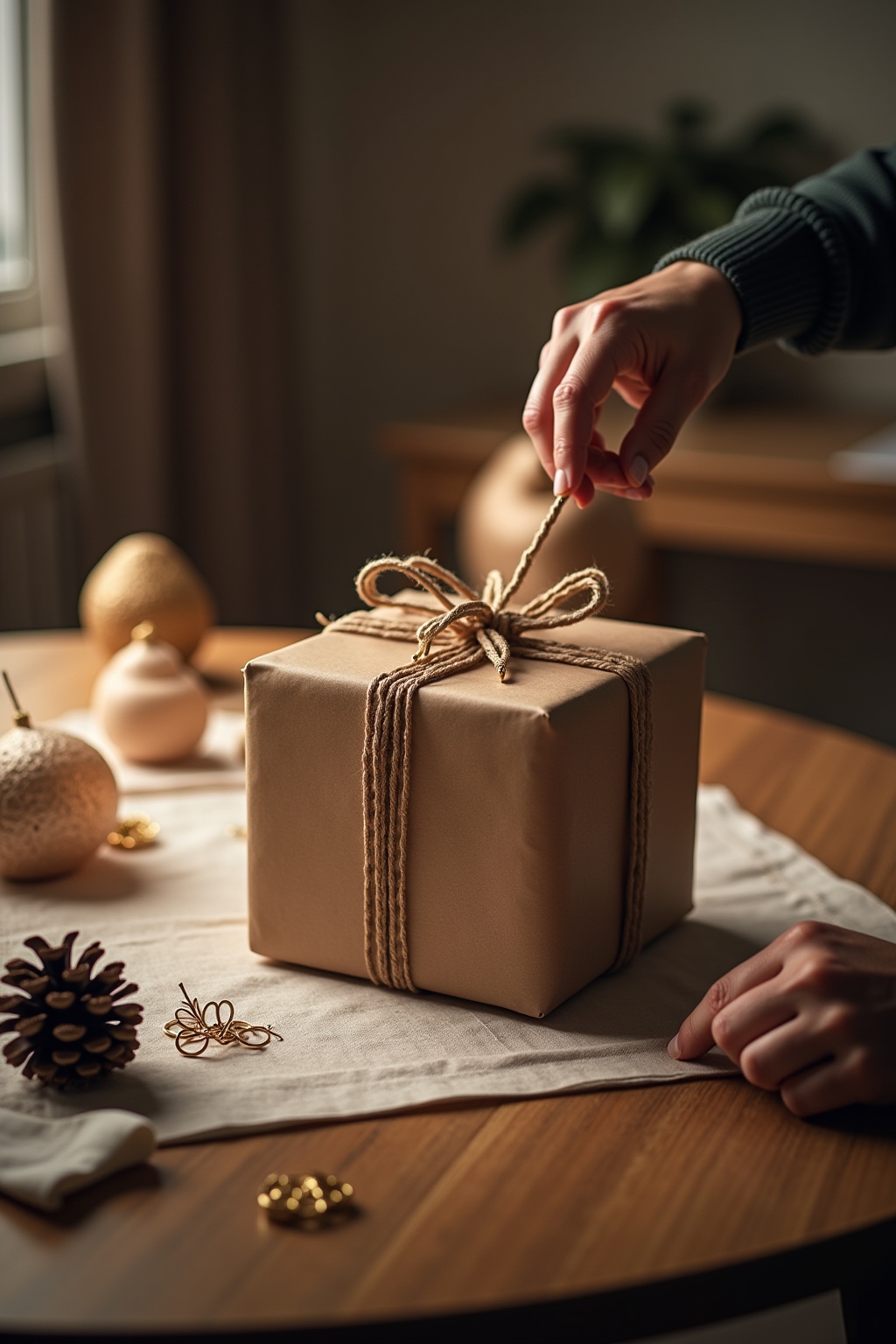 geschenk einpacken outline 7