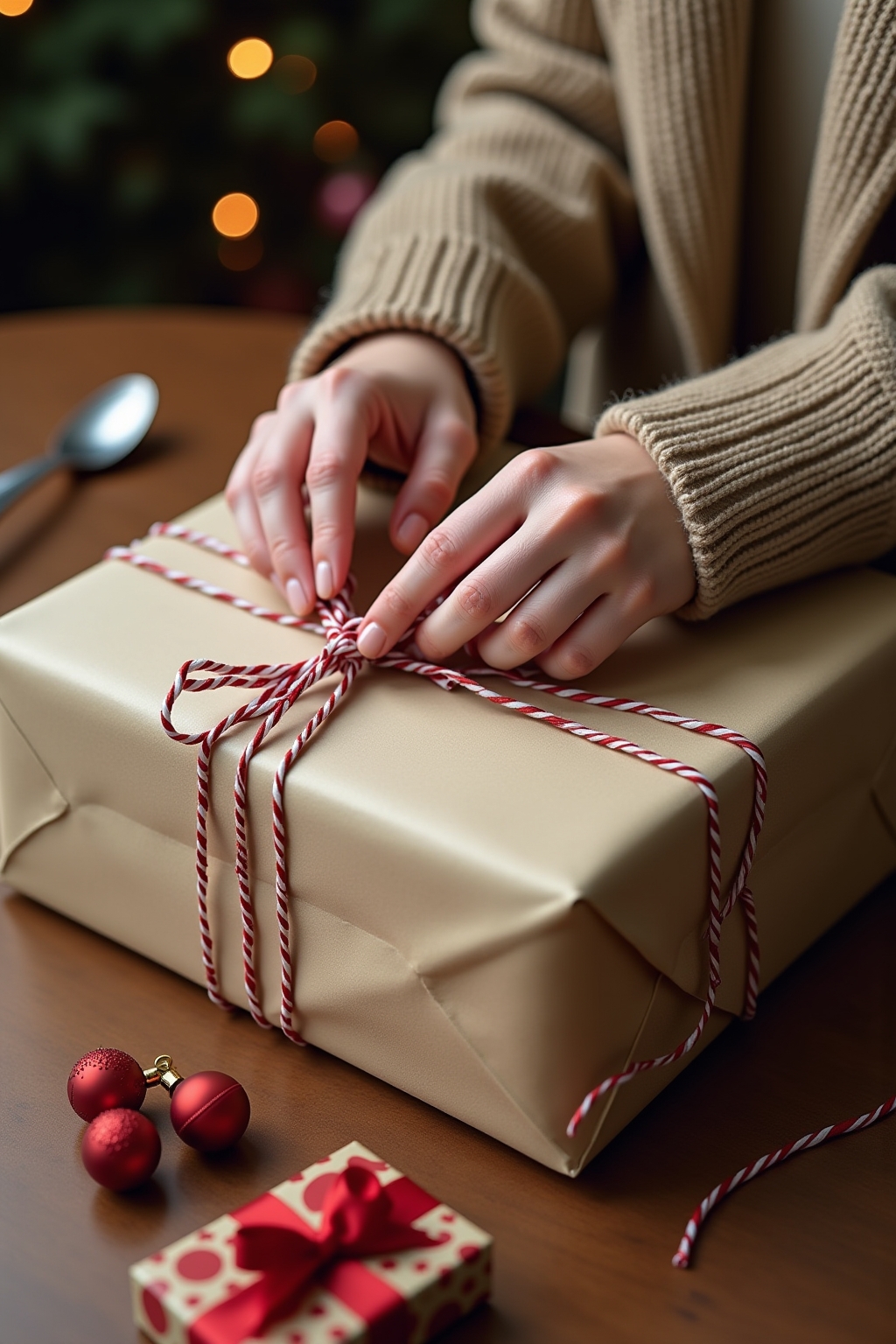 geschenk einpacken outline 8