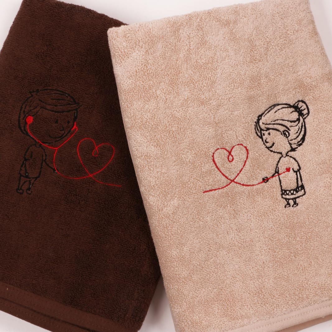 Geschenkset mit Handtüchern für Paare