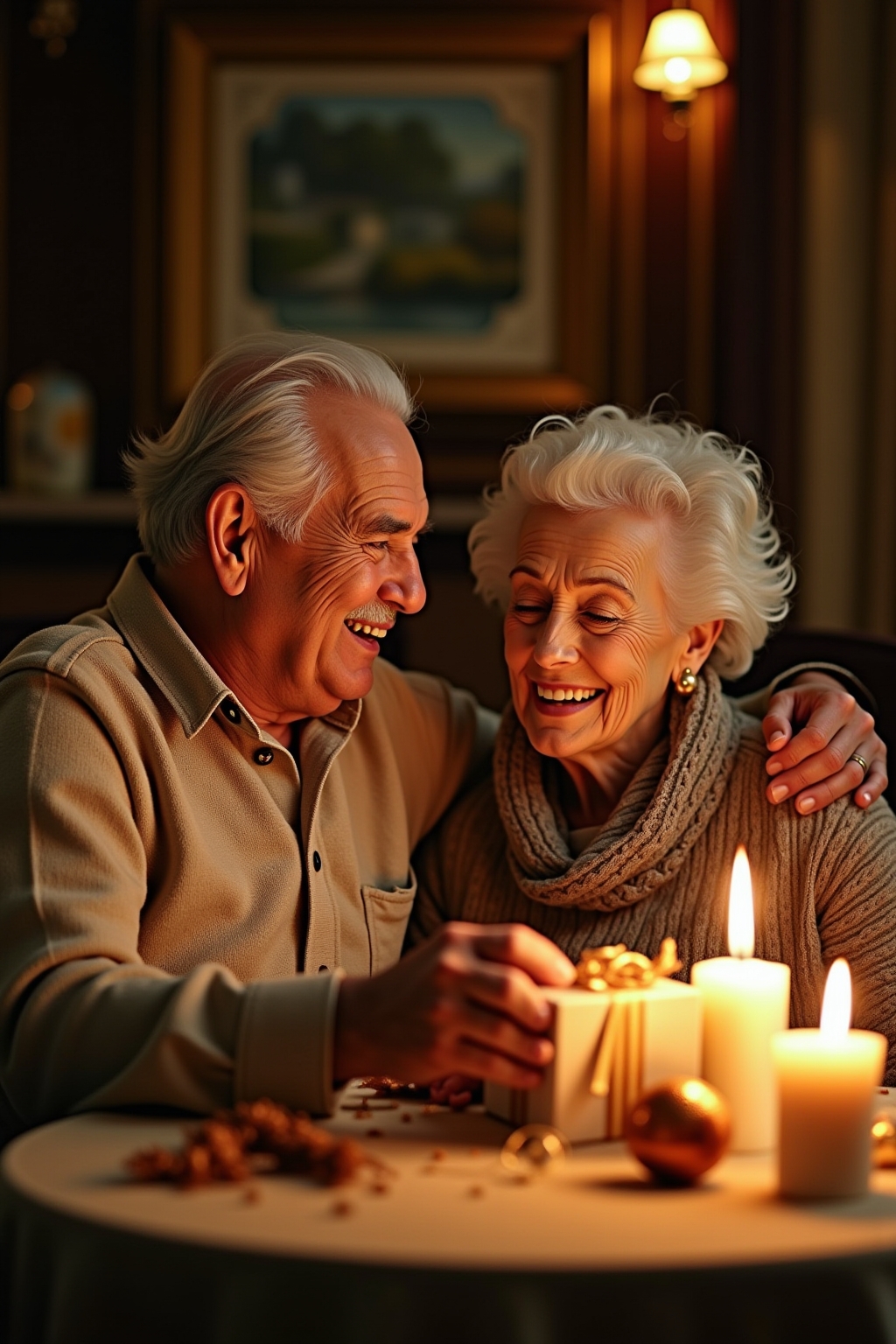 Goldene Hochzeit Geschenk Outline 1