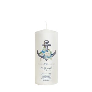 Hochzeitskerze Anker der Liebe Modell Mirka 20cm