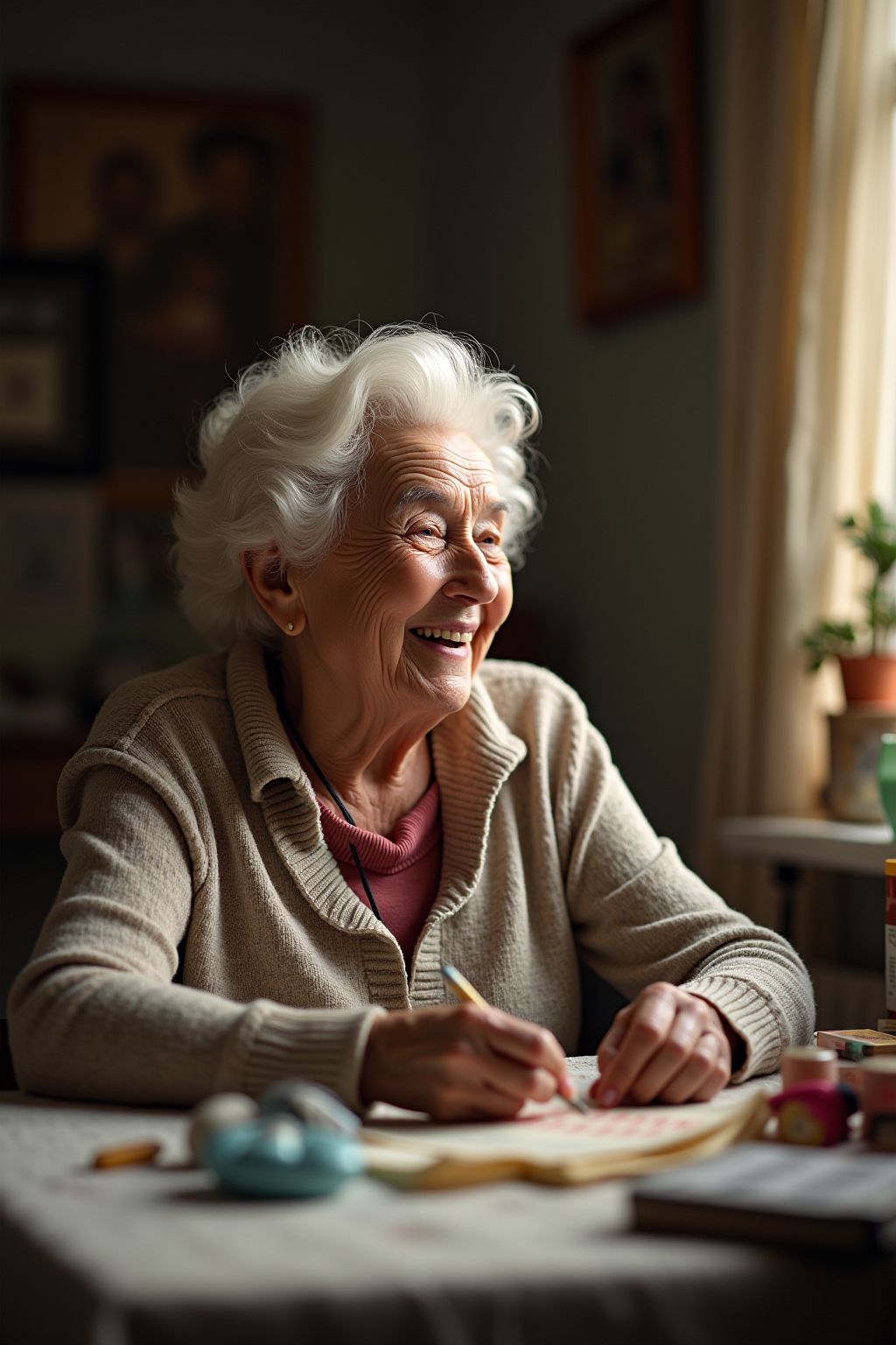 Schnelles Geschenk Fuer Oma Basteln Outline 4